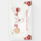 Appel van Onze Oog Orchard Herfst Baby shower Welk Spandoek (Verticaal)