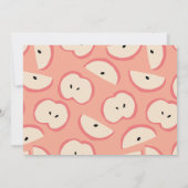 Appel van onze Oog Roze Meisje 1e Verjaardag Foto Kaart (Achterkant)