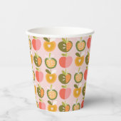 Appel van Onze Oog Schattigee Herfst Patroon Baby Papieren Bekers (Voorkant)