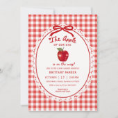 Appel van Onze Oog Val Apple Baby Shower Kaart (Voorkant)
