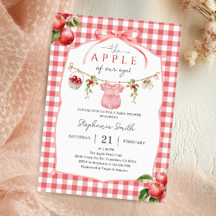 Appel van onze oog Val digitale baby shower Kaart