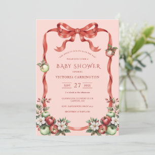Appel van Onze Oog Waterverf Bloesems Baby Shower Kaart
