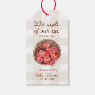 appel van onze oogappelmand baby shower cadeaulabel