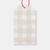 appel van onze oogappelmand baby shower cadeaulabel (Achterkant)