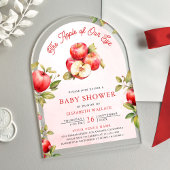 Appel van onze oogboog Baby shower Acryl Uitnodigingen