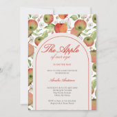 Appel van onze oogherfst Herfst Baby shower boog Kaart (Voorkant)