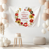 Appel van Onze Oogkrans Herfst Baby shower Welkom Spandoek