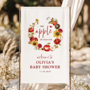 Appel van Onze Oogkrans Herfst Baby shower Welkom Spandoek