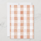 Appel van onze oogmand & boom 1e verjaardag kaart (Achterkant)