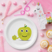 Appel vriendjes melamine+bord papieren bordje (Feest)