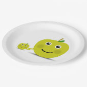 Appel vriendjes melamine+bord papieren bordje (Gekanteld)