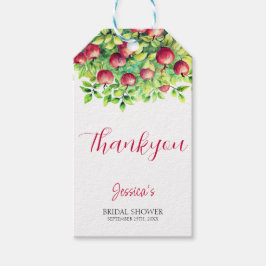 Appelachtig altijd na appel bruiloftsdouche cadeaulabel