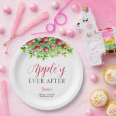 Appelachtig altijd na Appel Bruiloftsdouche  Papieren Bordje (Feest)