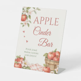 Appelachtig EVER AFTER Appel Cinder Bar Reclamebord Met Voetstuk