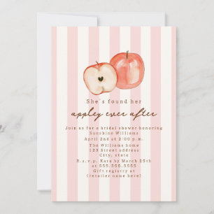 Appelachtig Na Pink Appel Bruidsfeest Kaart