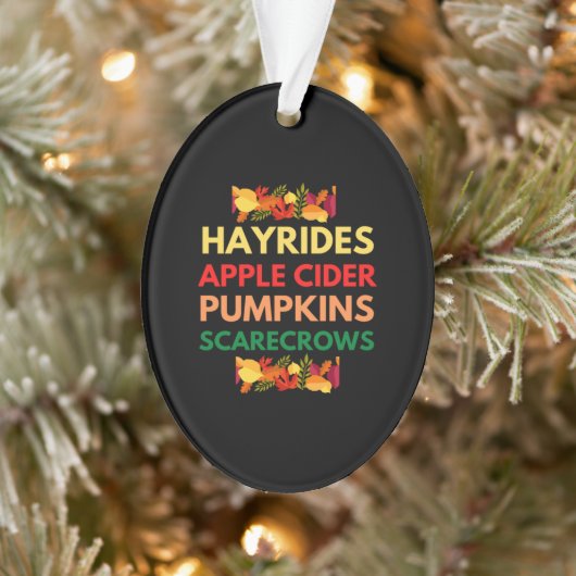 appelappelcider-pompoenen ornament (Boom)