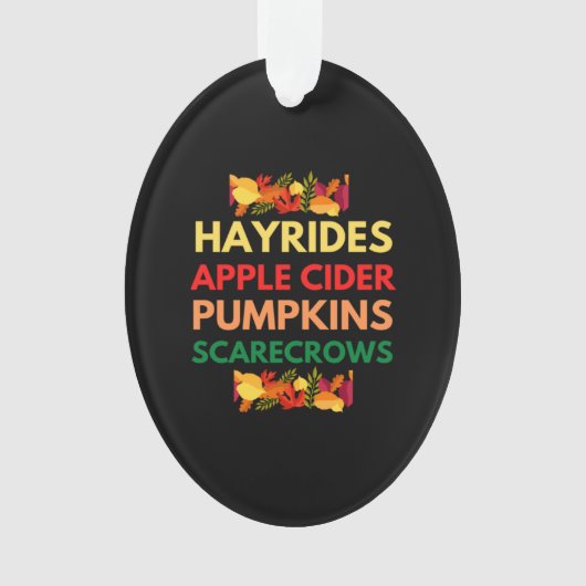 appelappelcider-pompoenen ornament (voorkant)
