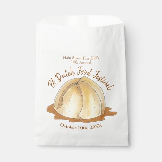 Appelbeignets Amish Pennsylvania Pennsylvanisch Du Bedankzakje (Voorkant)