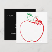 appelbloei kaart (Voorkant / Achterkant)