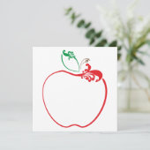 appelbloei kaart (Staand voorkant)