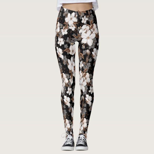 Appelbloemen Leggings (Voorkant)