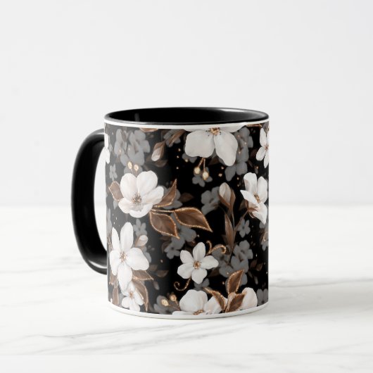 Appelbloemen Mok (Voorkant links)