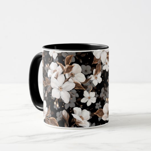 Appelbloemen Mok (Voorkant links)