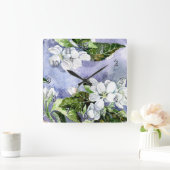 Appelbloesem Acryl Wandklok (Huis)