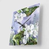 Appelbloesem Acryl Wandklok (Hoek)
