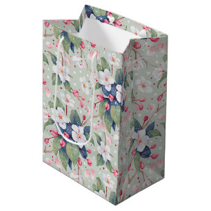 Appelbloesem (Aqua Haze) Medium Cadeauzakje