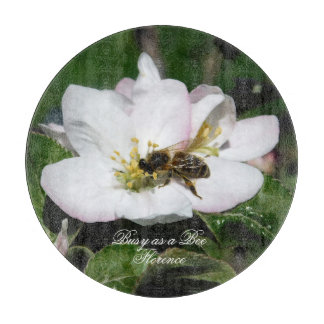 Appelbloesem & Bij Macro Foto | Snijplank