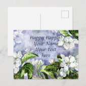 Appelbloesem  briefkaart (Voorkant / Achterkant)