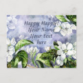 Appelbloesem  briefkaart (Voorkant)