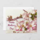 Appelbloesem briefkaart (Voorkant / Achterkant)