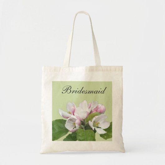 Appelbloesem bruidstas tote bag (Voorkant)