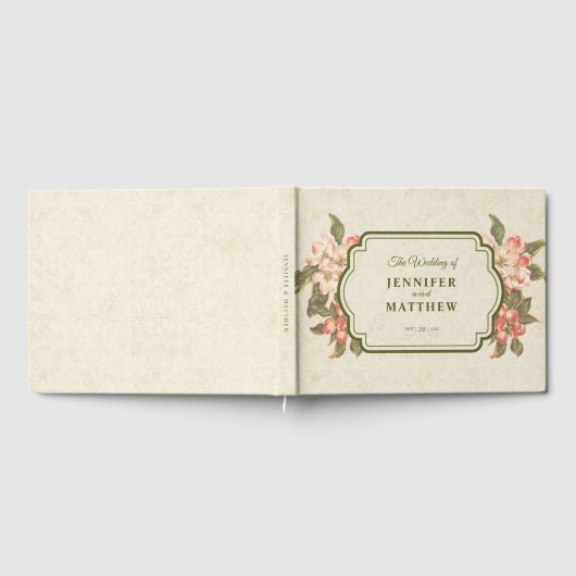  appelbloesem bruiloft gastenboek (Volledig)