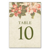 appelbloesem bruiloft kaart (Achterkant)