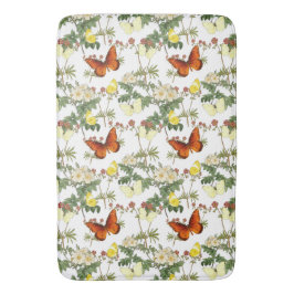 Appelbloesem en vlinders Erfgoed Afbeeldingen Badmat