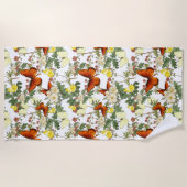 Appelbloesem en vlinders Erfgoed Afbeeldingen Bea Strandlaken (Voorkant)