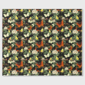 Appelbloesem en vlinders Erfgoed Afbeeldingen Cadeaupapier (Vlak)