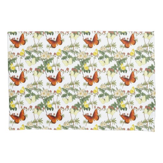 Appelbloesem en vlinders Erfgoed Afbeeldingen Kussensloop (Voorkant)