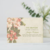  appelbloesem heeft net Kaart verplaatst (Staand voorkant)