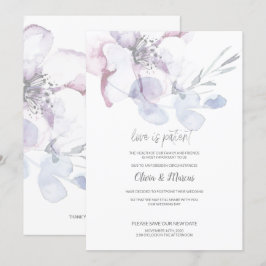 Appelbloesem Liefde is Geduldig Uitstel van de Bru Kaart