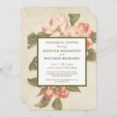  appelbloesem | repetitie diner kaart (Voorkant / Achterkant)