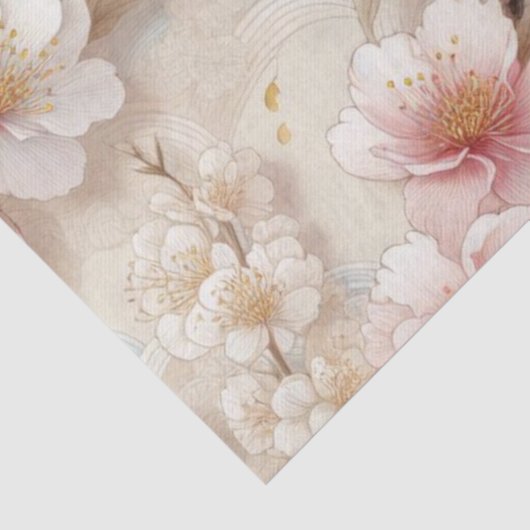 Appelbloesem takken tissuepapier (Detail)