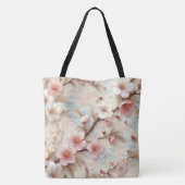 Appelbloesem takken tote bag (Achterkant)