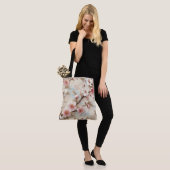 Appelbloesem takken tote bag (Op model)