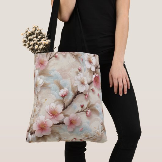 Appelbloesem takken tote bag (Dichtbij)