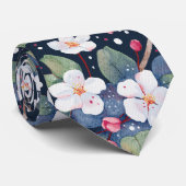 Appelbloesem (Tangaroa) Stropdas (Opgerold)