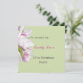 appelbloesem - uitnodiging (Staand voorkant)